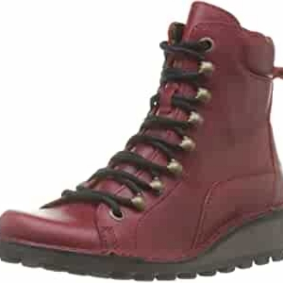 Fly London Womens Malu Leather Wedge 
